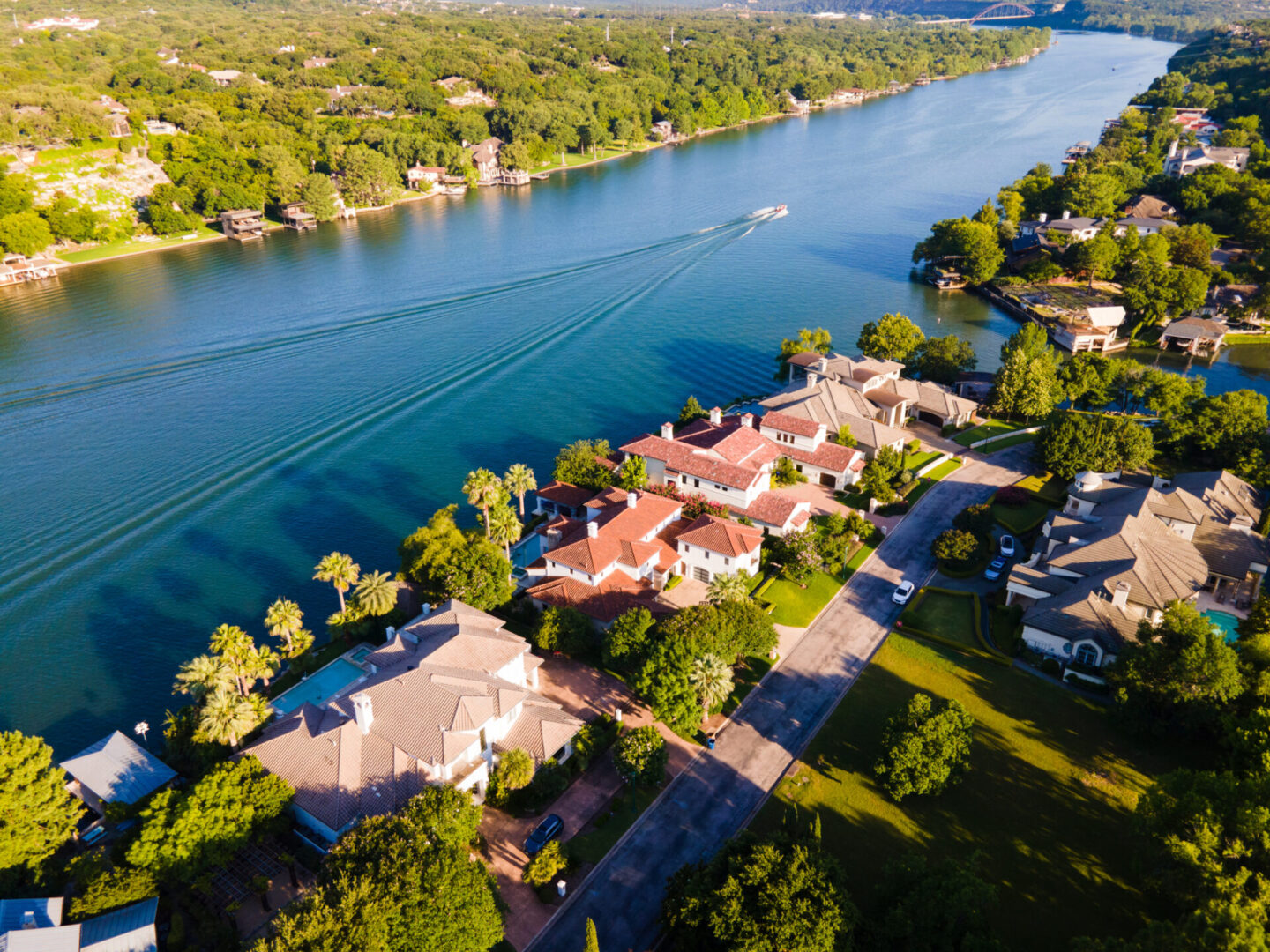 Hill Country views across Austin Estate Gate's service area